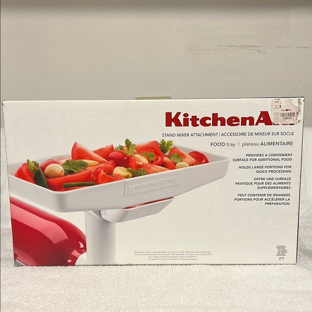 KitchenAid stand mixer attachment. Food tray. New inbox.